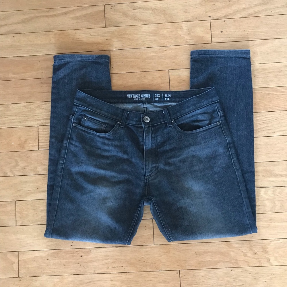 Vintage Genes Slim Fit Dark Denim